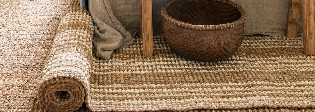 Layering rugs in your home.