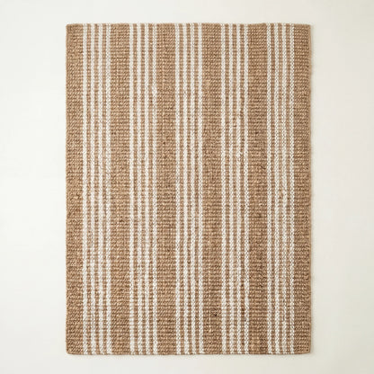 Osbourne | Stripe Chunky Jute Bouclé Rug